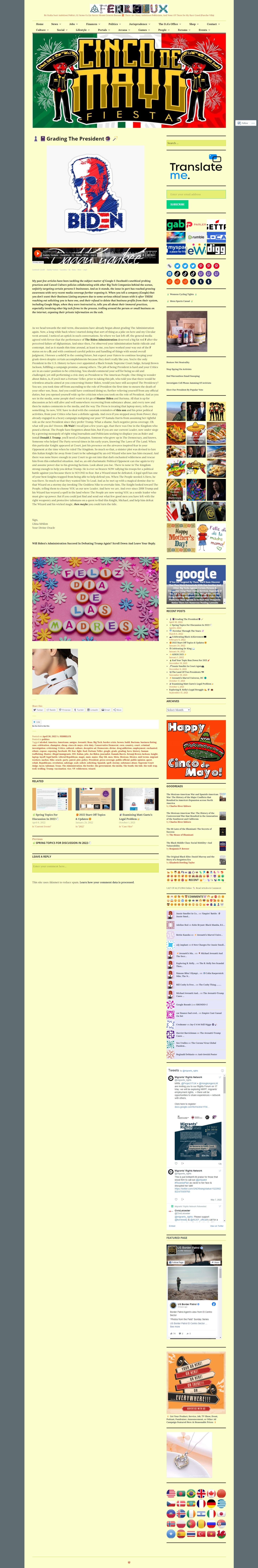 ♟️📓Grading The President🔮🪄