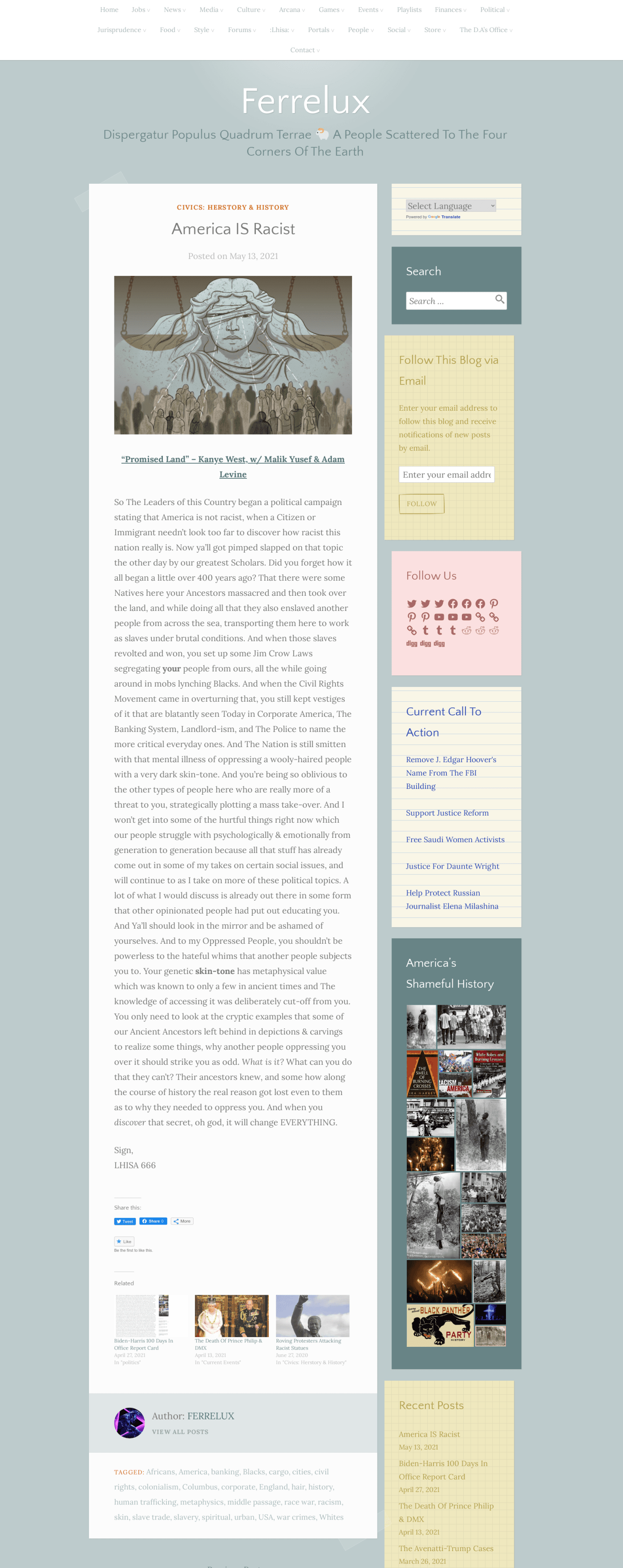 America IS Racist 🎳🎯🎱