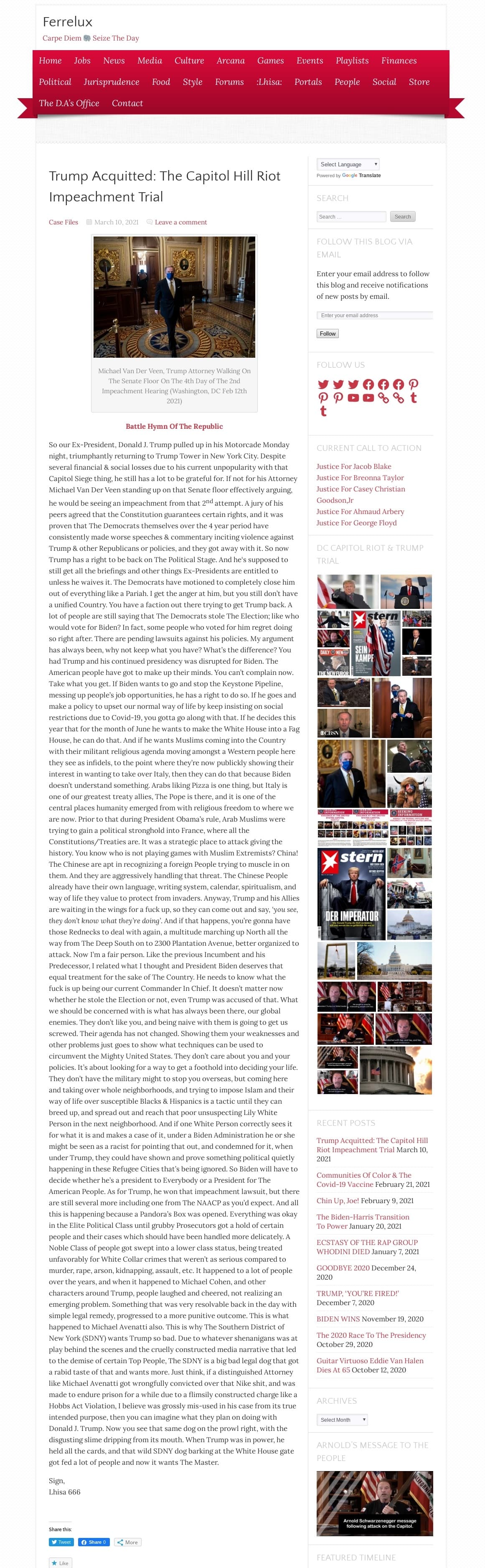 Trump Acquitted: The Capitol Hill Riot Impeachment Trial 💼📜📺