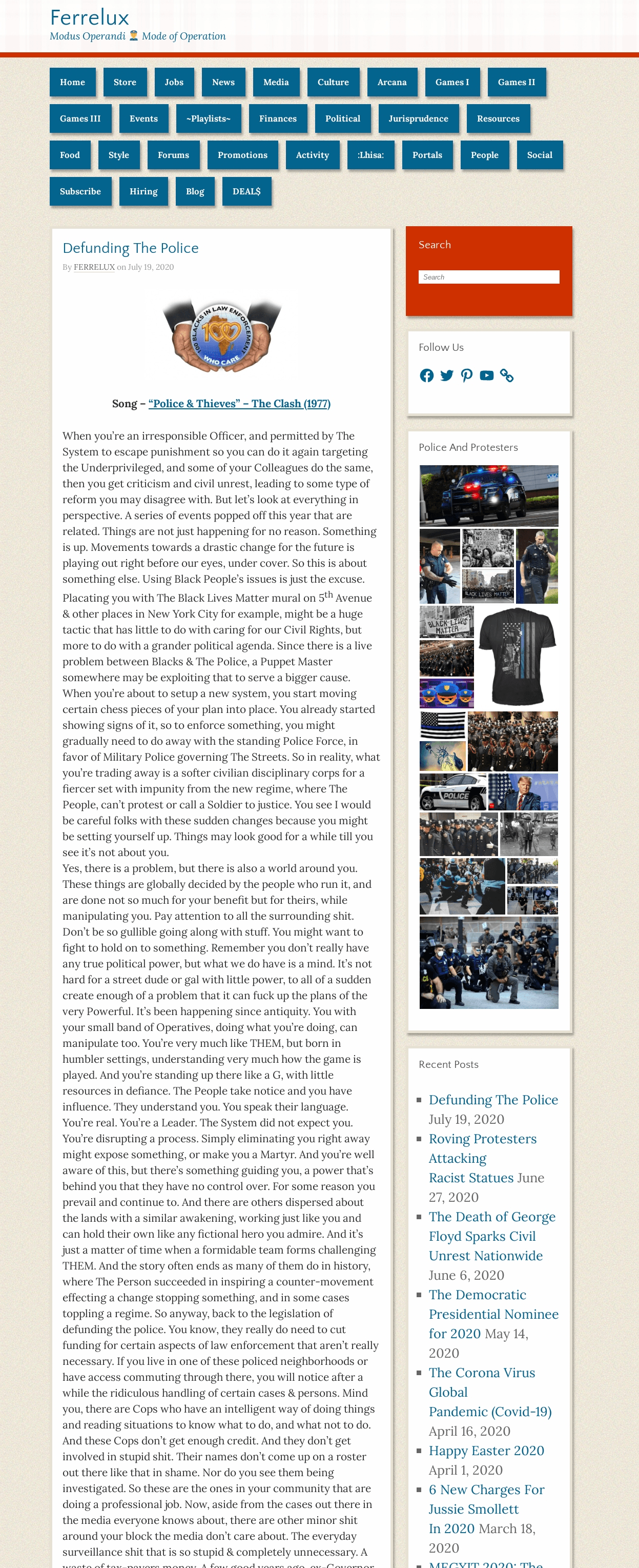 Defunding The Police 🐖🚔👣