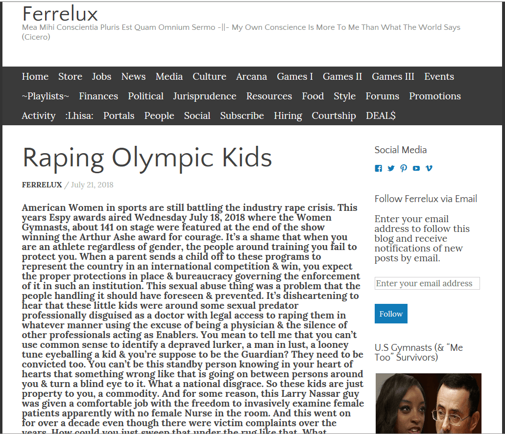 Raping Olympic Kids 🩺🤸🏾‍♀️🏅