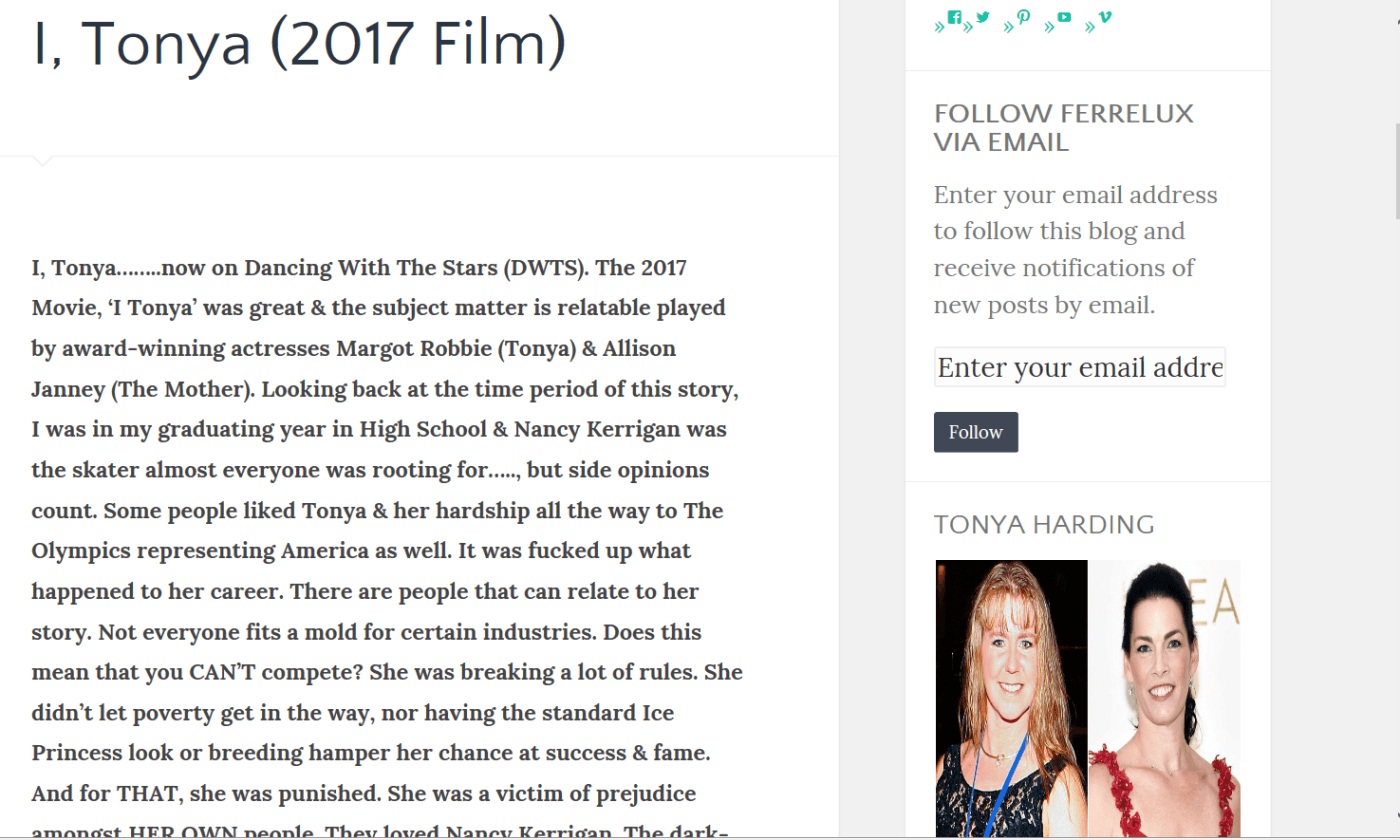 I, Tonya (2017 Film) 👩🏼🏅⛸