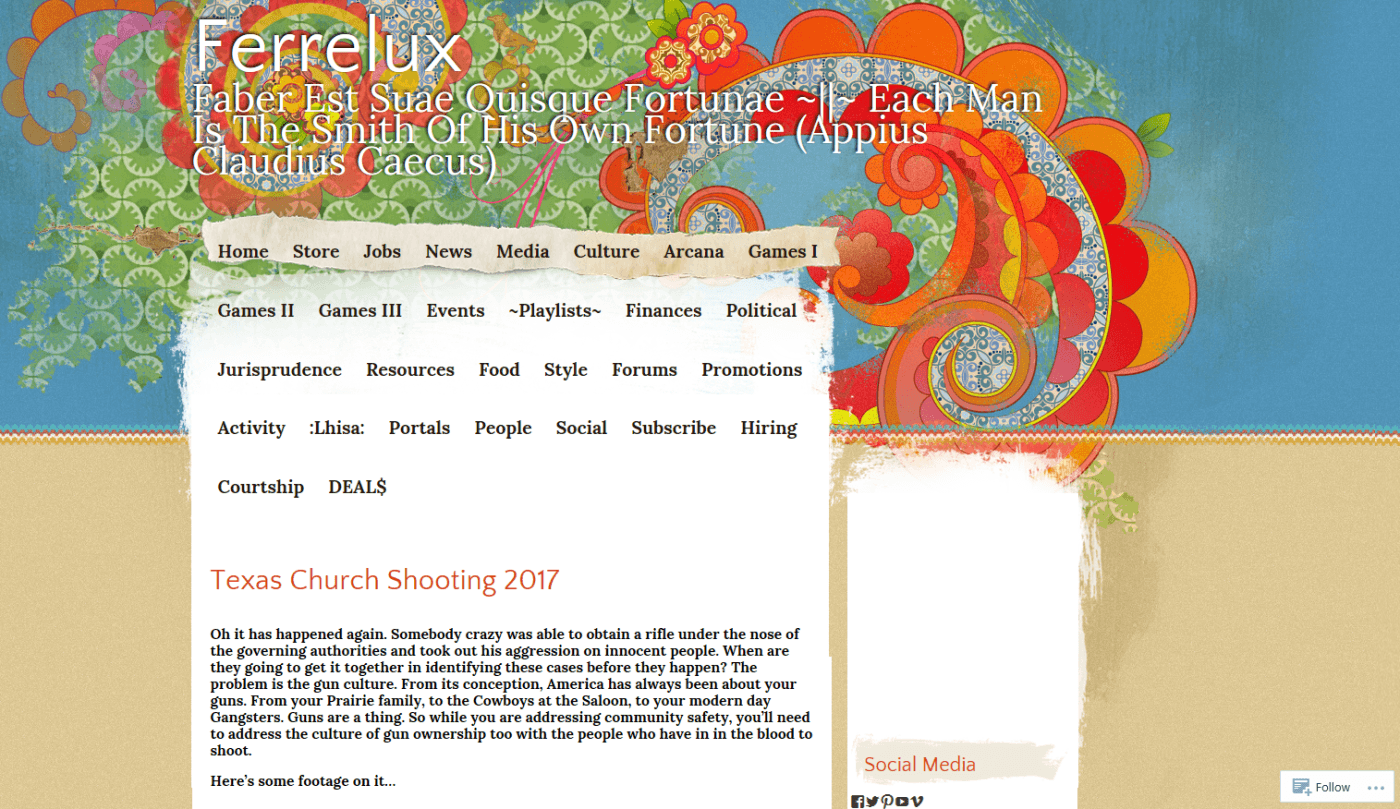 💥Texas Church Shooting 2017❌