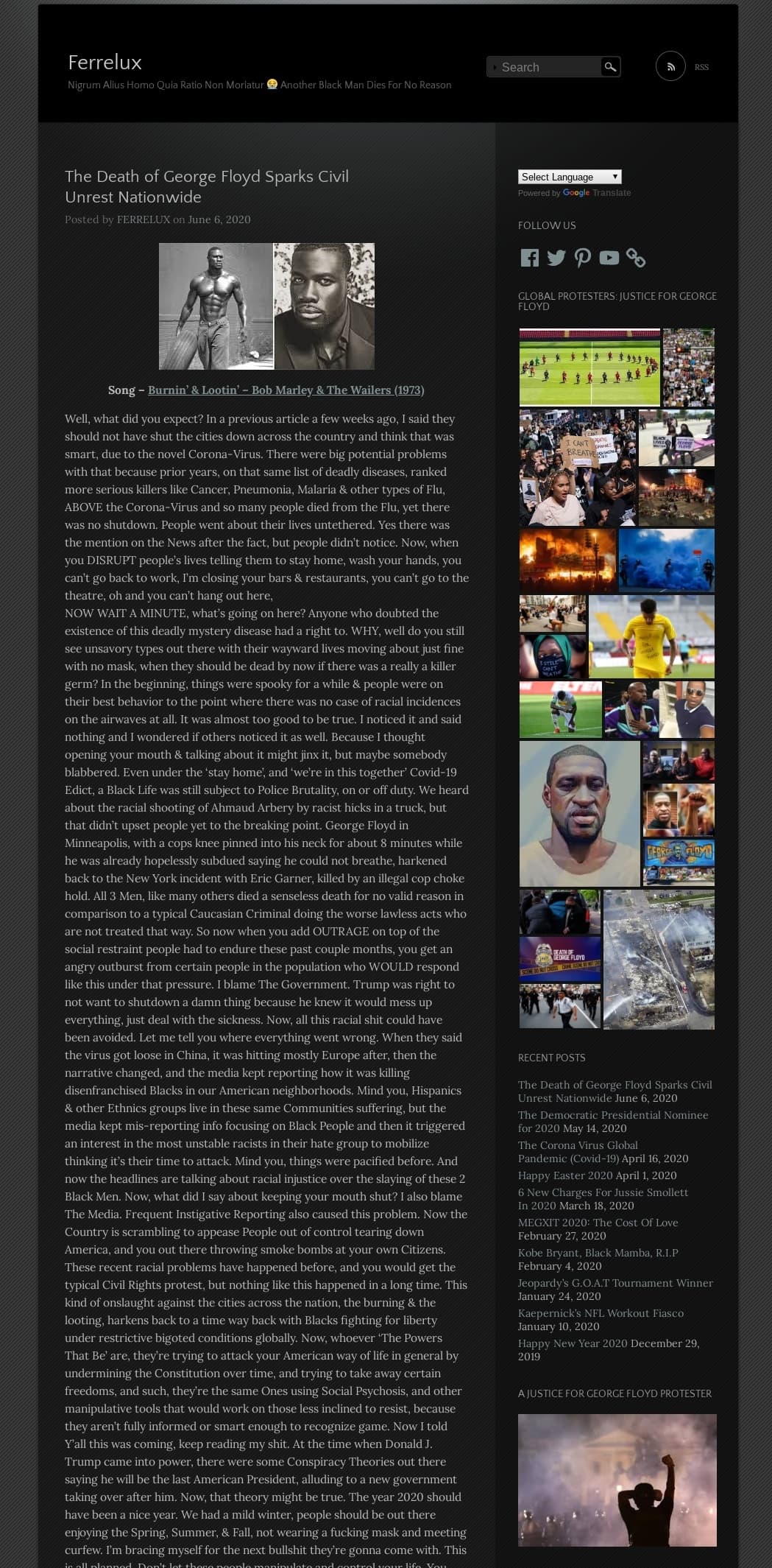 The Death of George Floyd Sparks Civil Unrest Nationwide ๐ดโโ ๏ธ๐งฏ๐ฅ